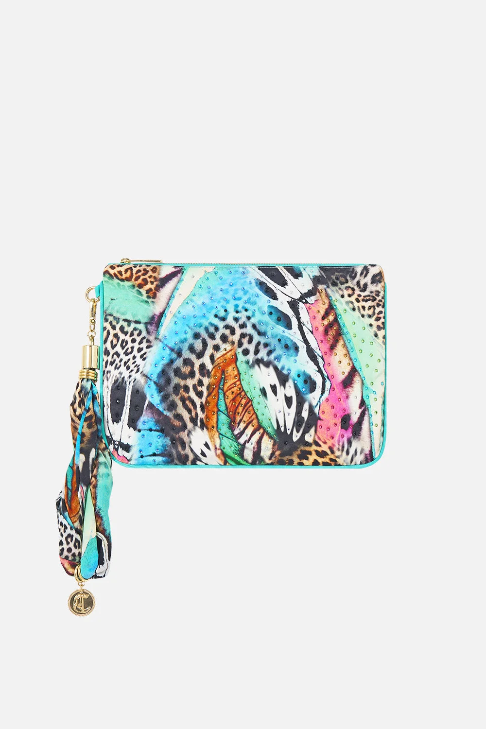 SCARF CLUTCH BUTTERFLY BOHEMIA - 1