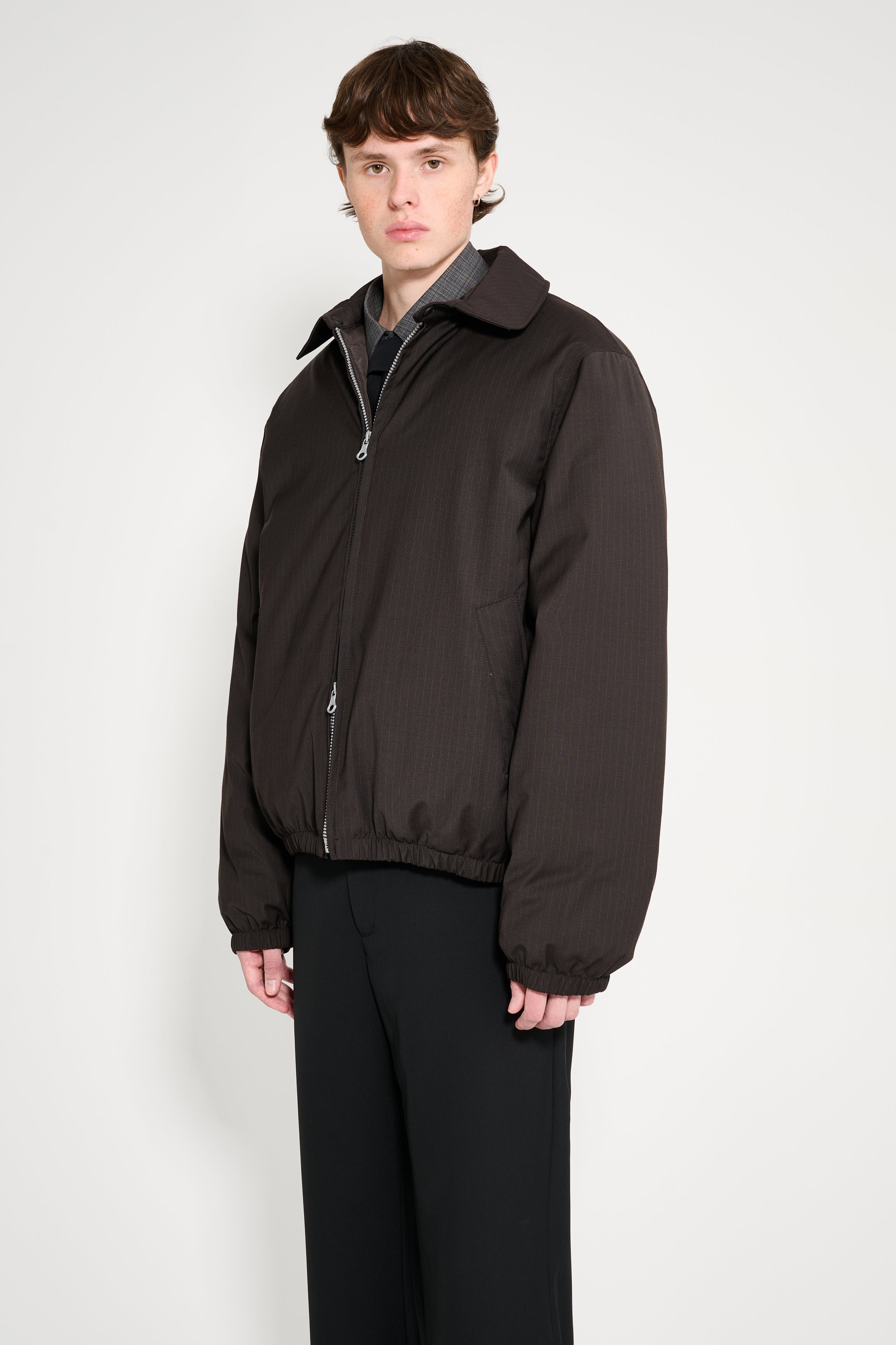 OUR LEGACY AVENUE PUFFA CHURCHILL STRIPE MEMBRANE WOOL - 2