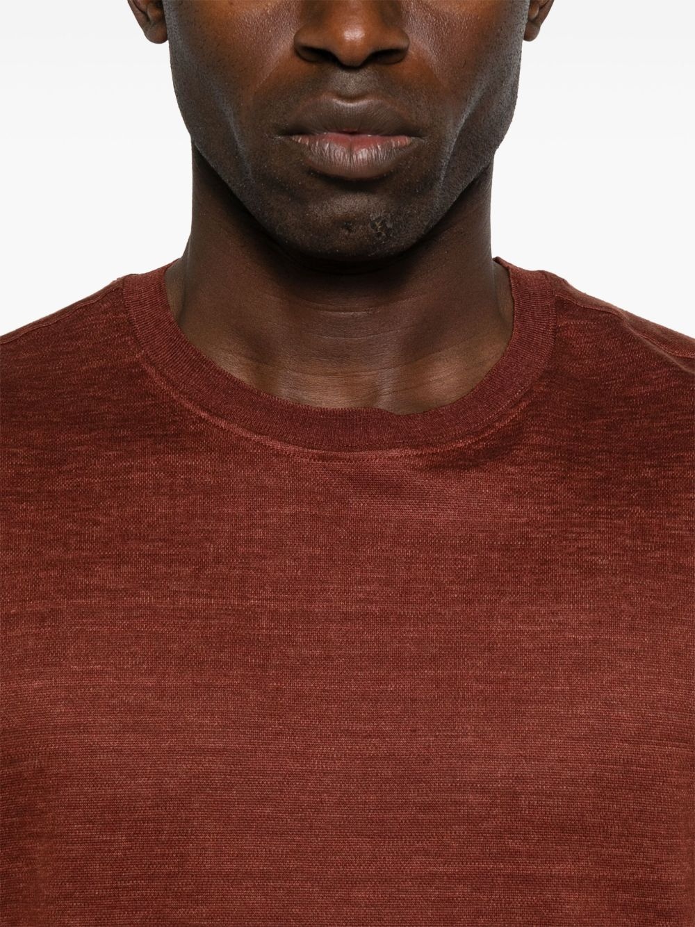 linen short-sleeve t-shirt - 4