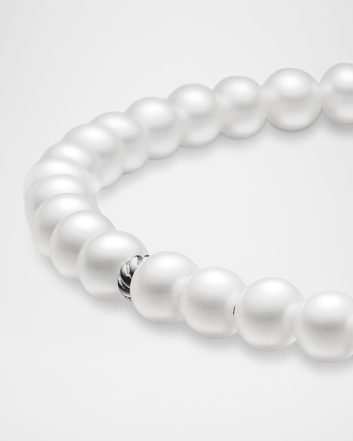 4mm Bijoux Spiritual Beads Bracelet with Silver - 4