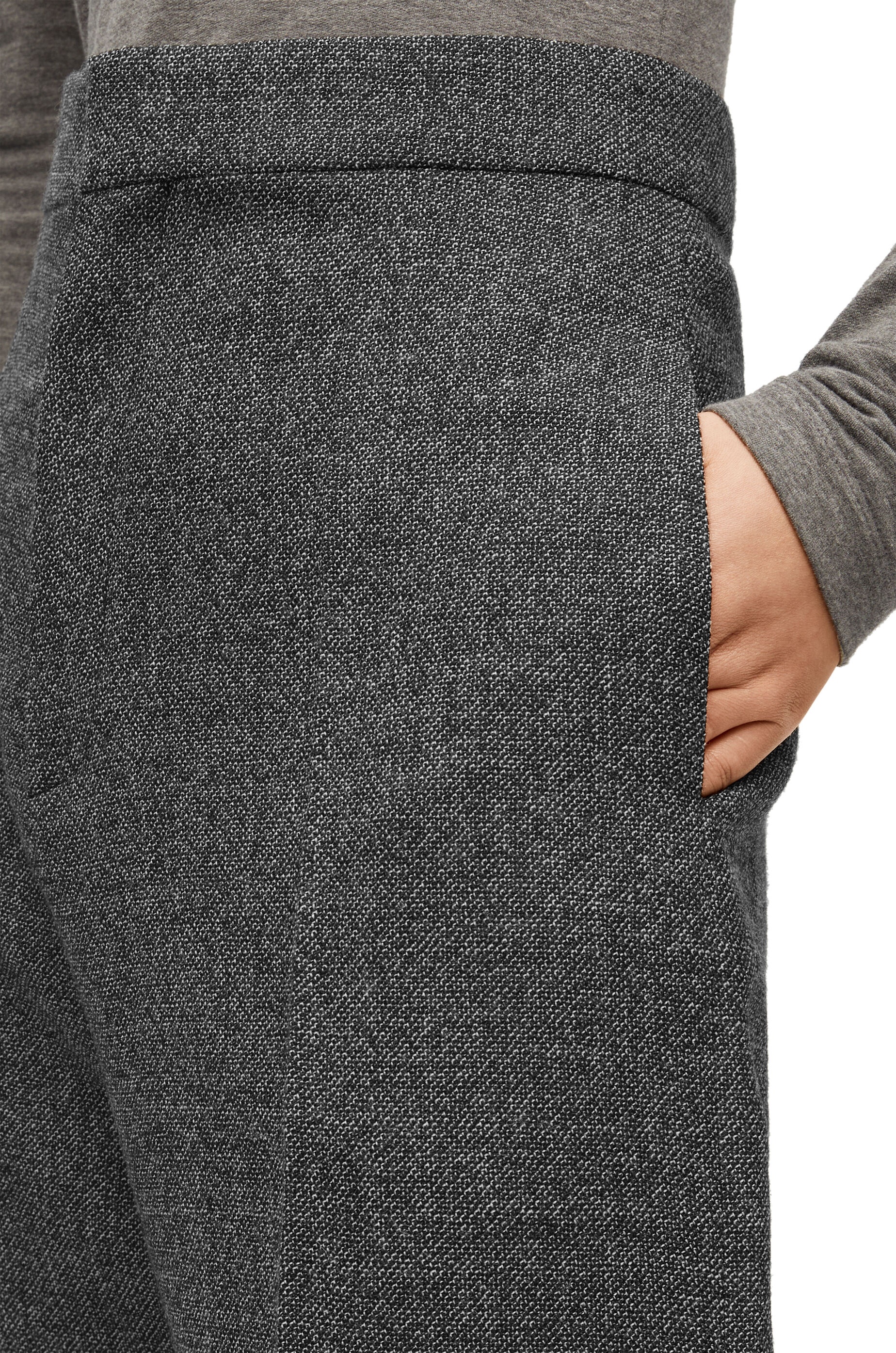 High waisted trousers in wool - 5
