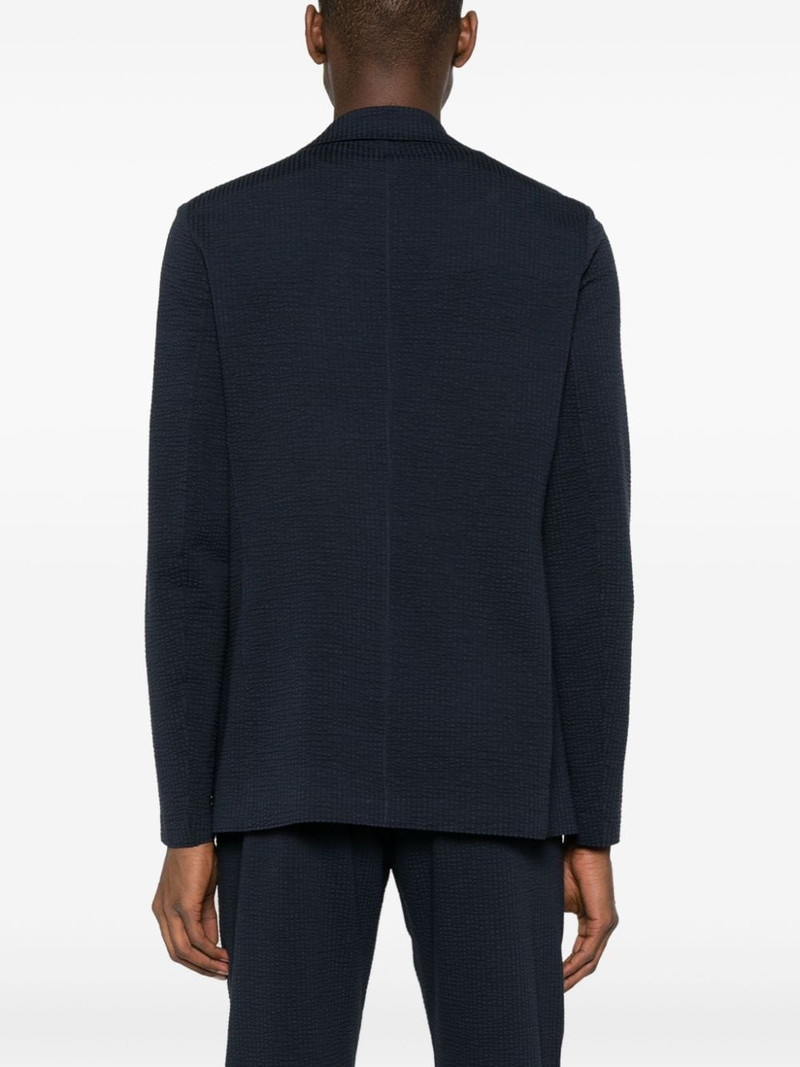 cotton-blend seersucker blazer 4