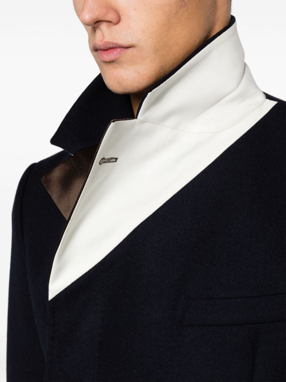 Histoire notched-lapels coat - 5