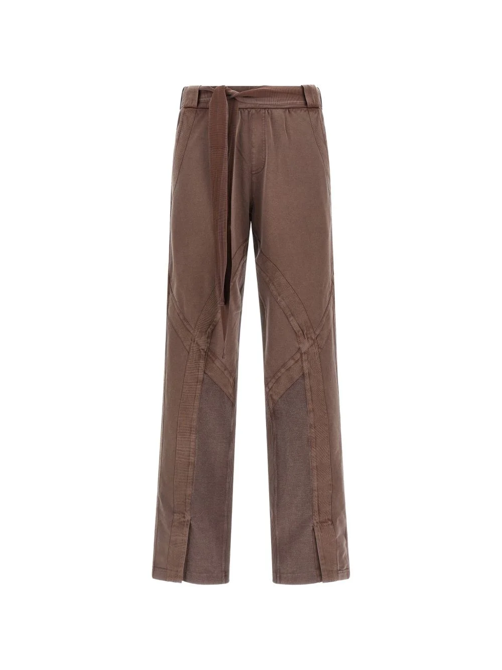 panelled split trousers - 1