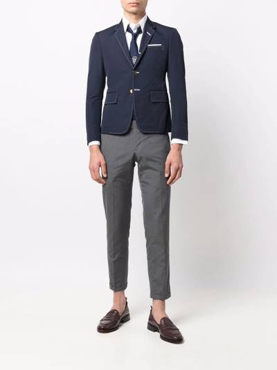 Thom Browne single-breasted blazer outlook