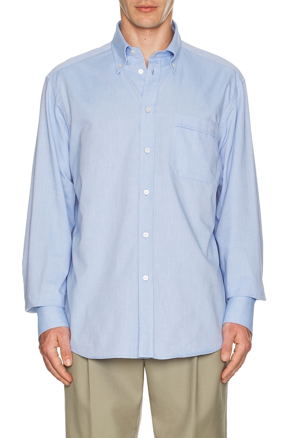 V Logo Signature Shirt - 4