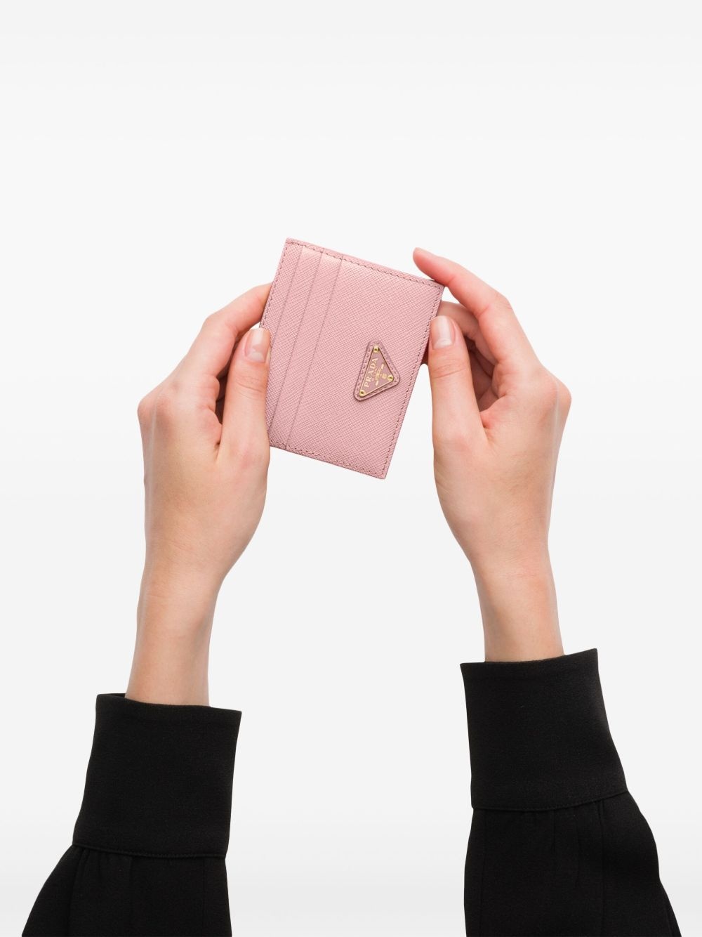 Saffiano leather card holder - 3