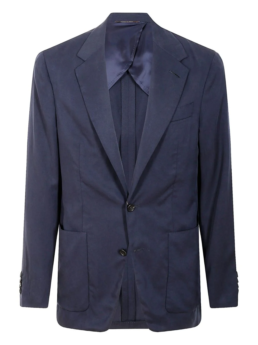 two-button patch-pocket suit - 1