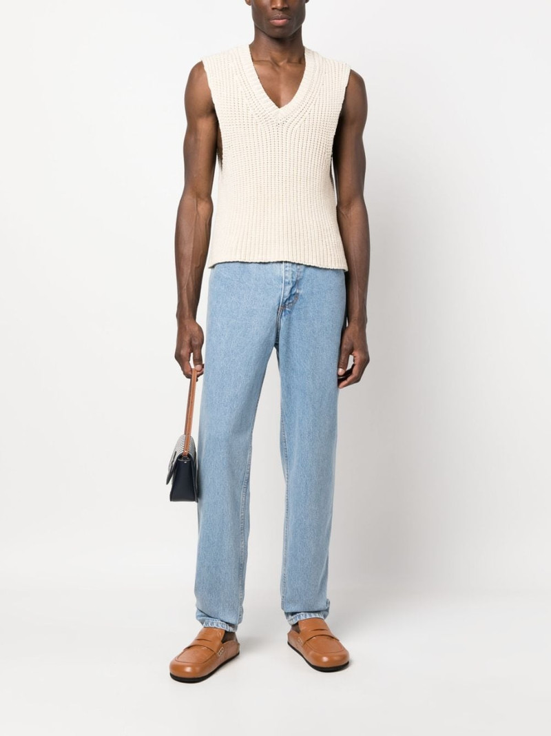 ECKHAUS LATTA mid-rise straight-leg jeans outlook