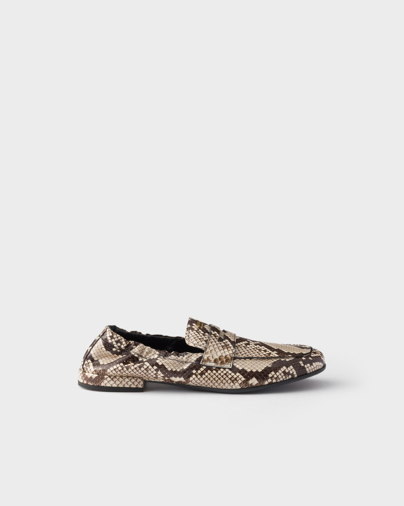 Shuffle printed Ayers leather loafers 2