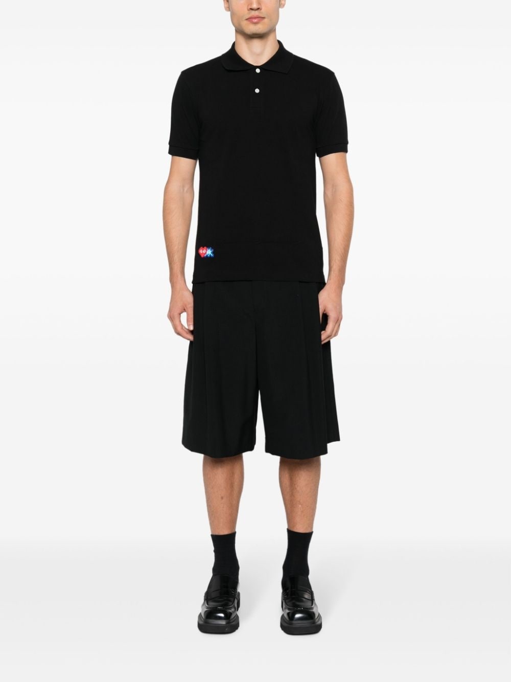 x Invader logo-appliquÃ© polo shirt - 2