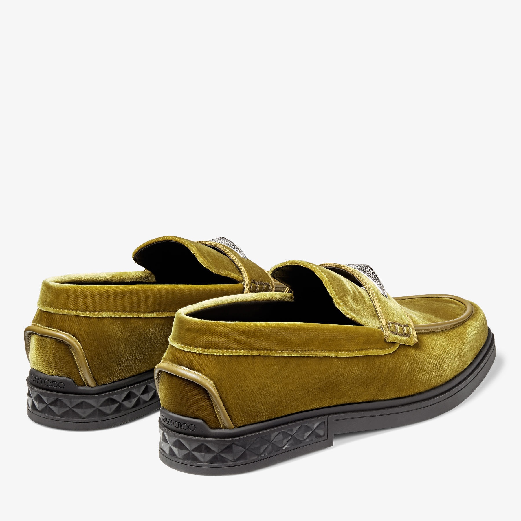 Josh Driver
Citrine Velvet Driver Shoes with Pavé Diamond - 5