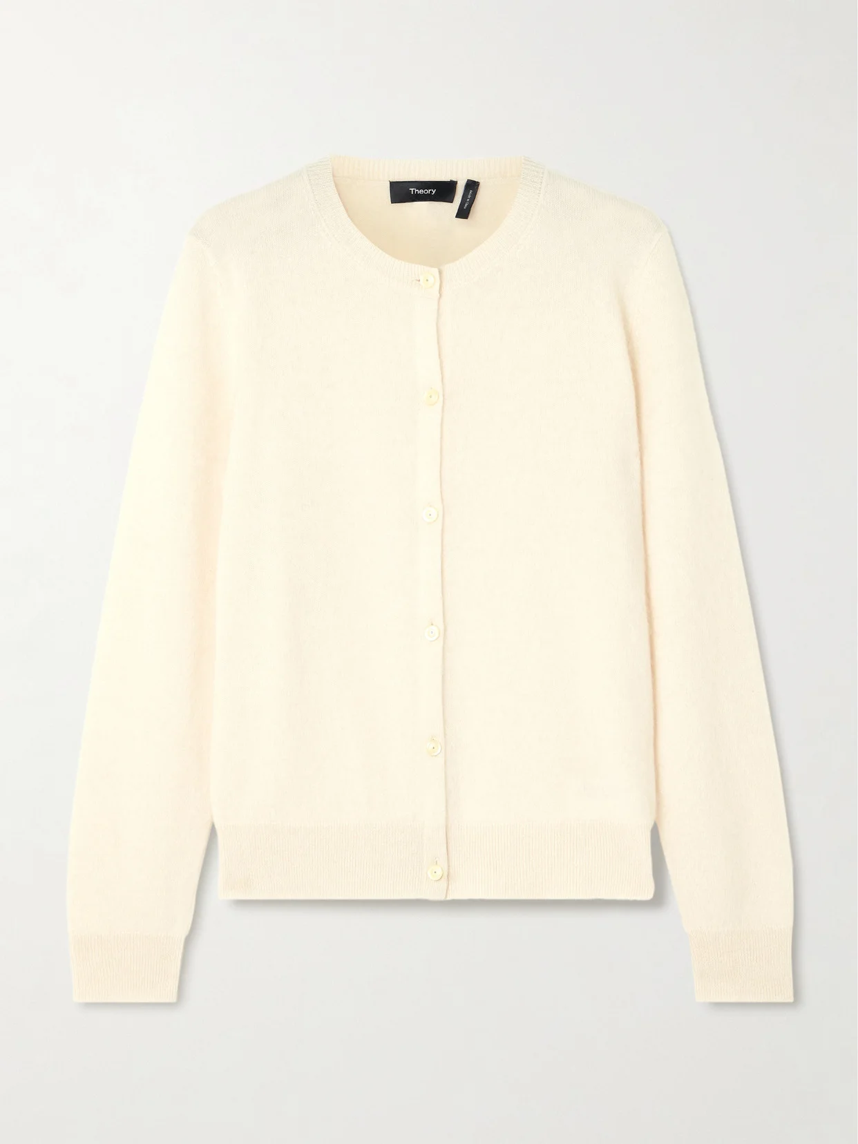 Brushed Cashmere Cardigan - 1