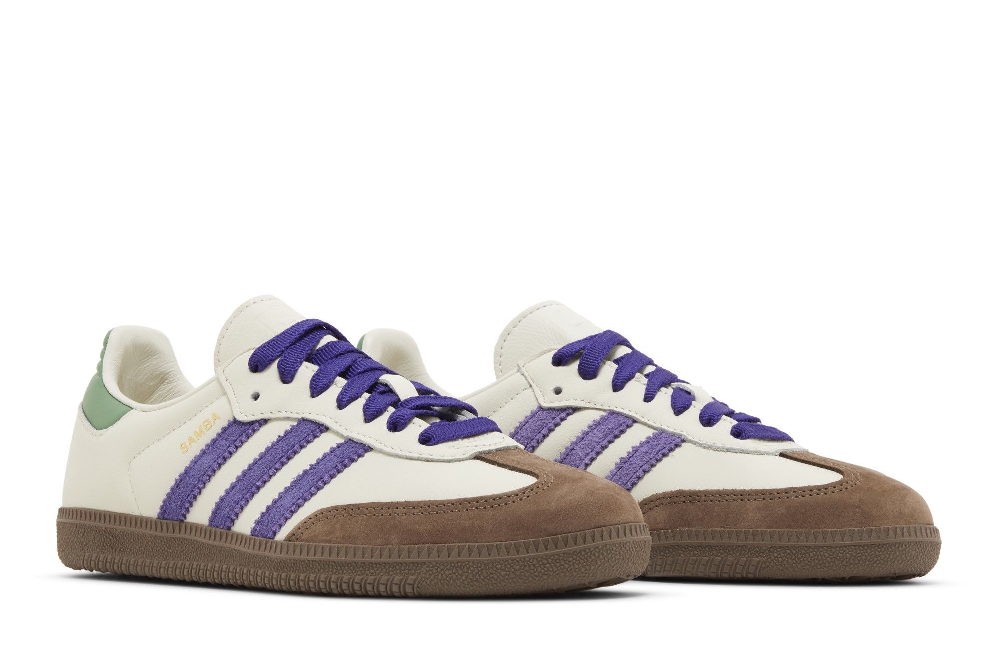 Wmns Samba OG 'Off White Purple Green' - 8