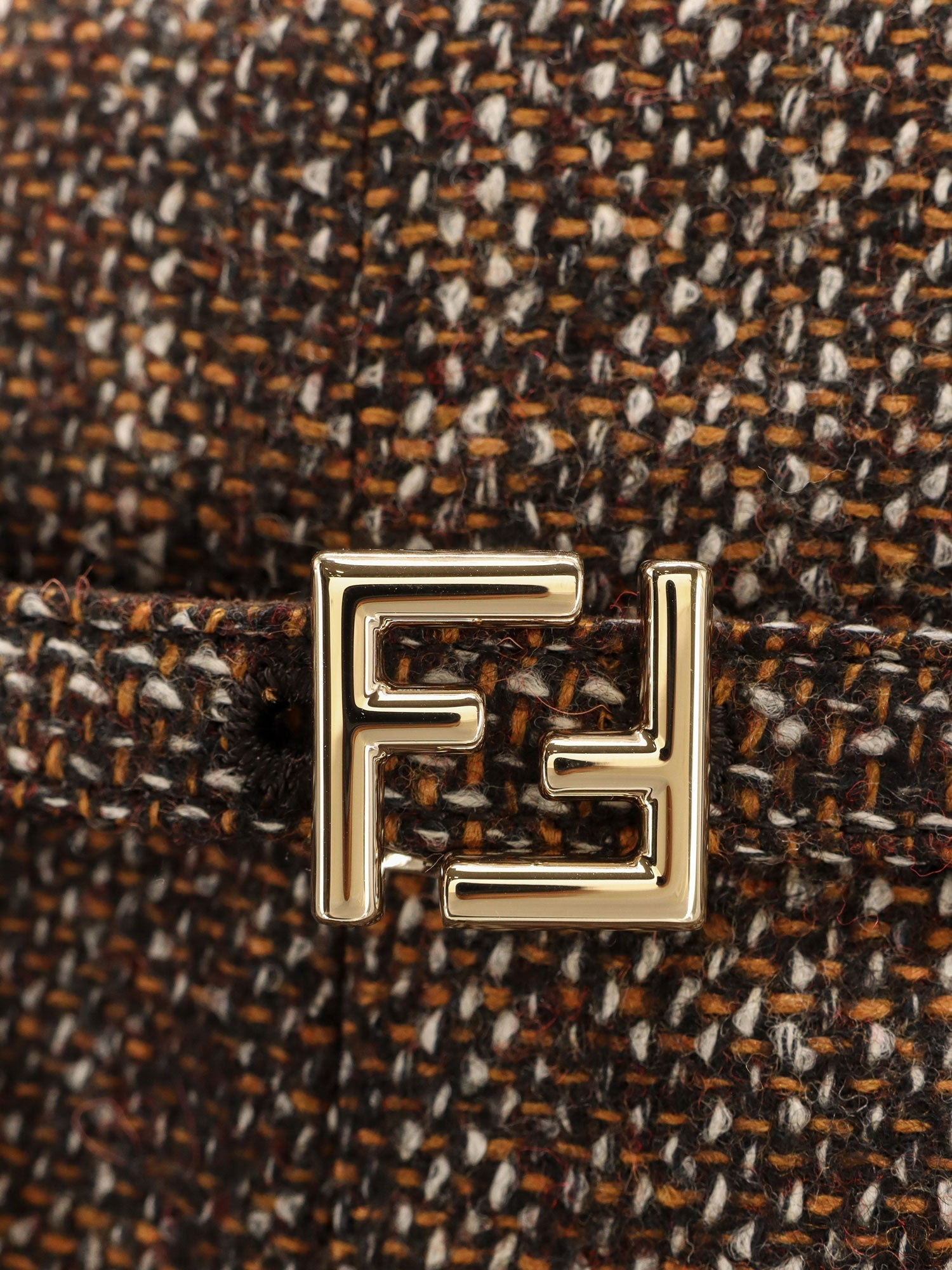Fendi Women Alpaca And Wool Shorts - 3