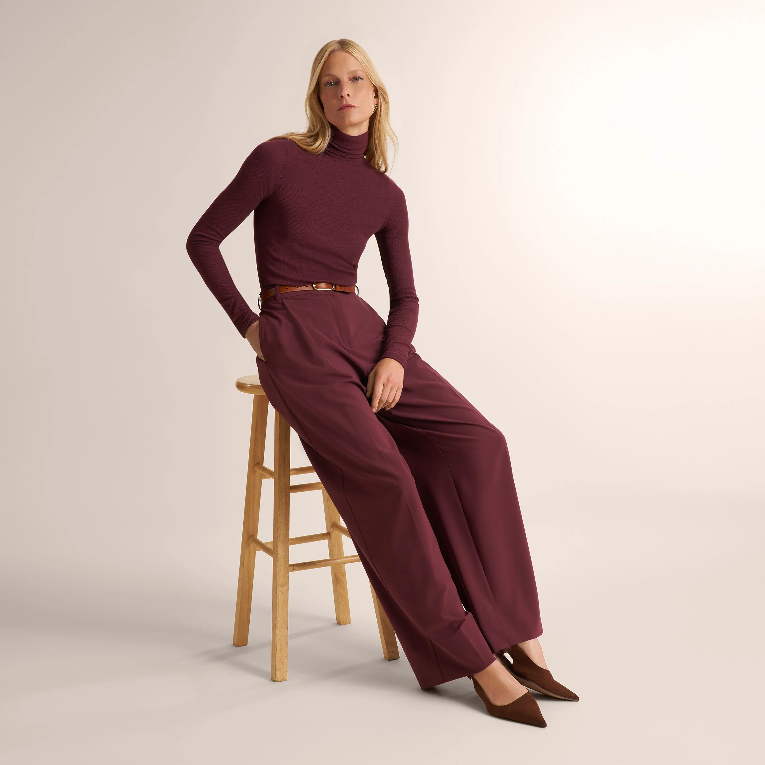 Axam Layering Turtleneck - Ribbed Pima Cotton - 1