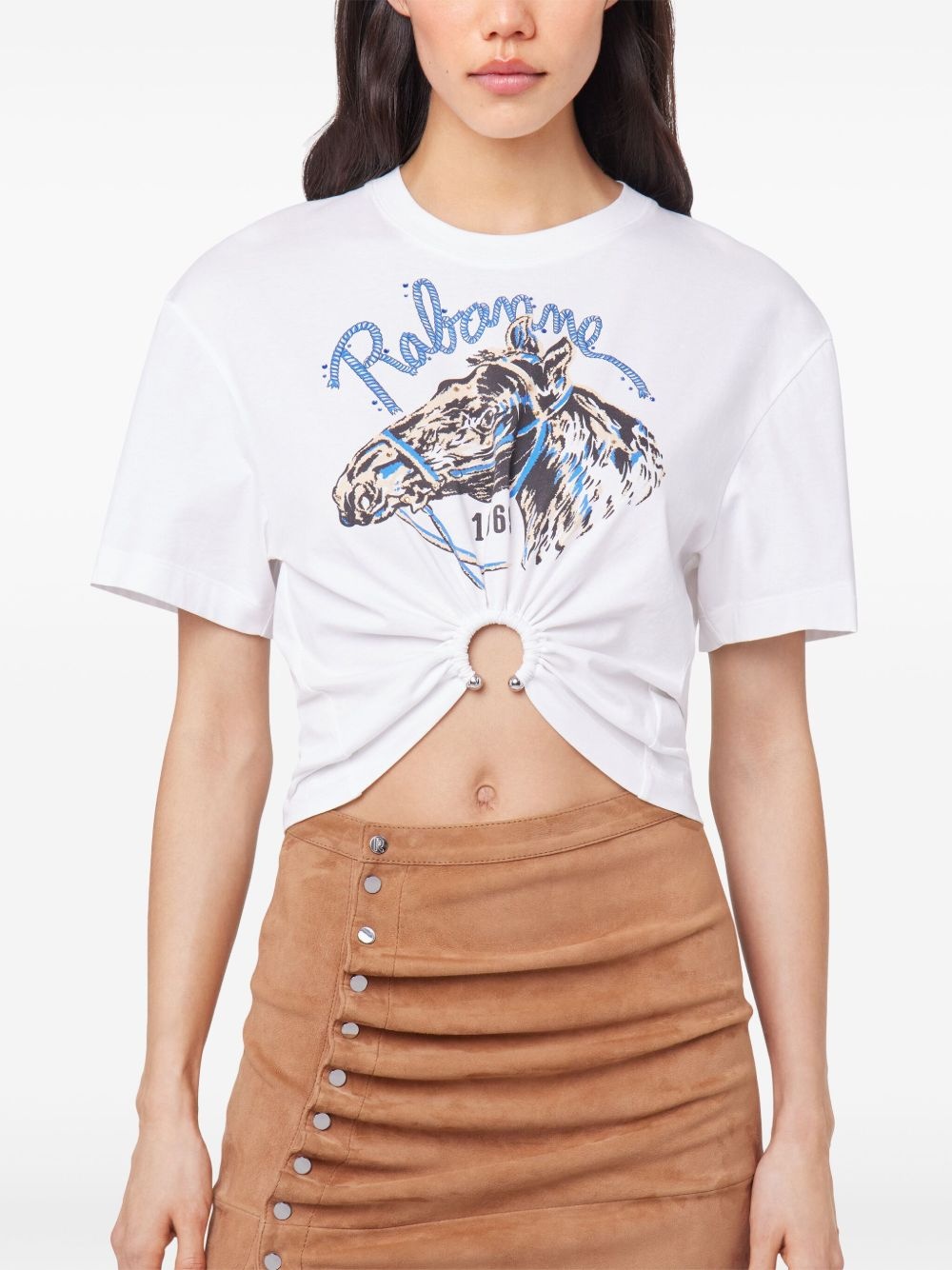logo-print T-shirt - 5