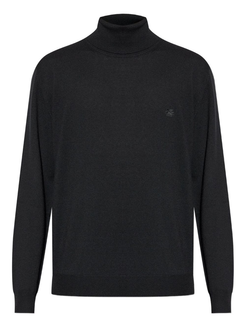 embroidered turtleneck sweater 1