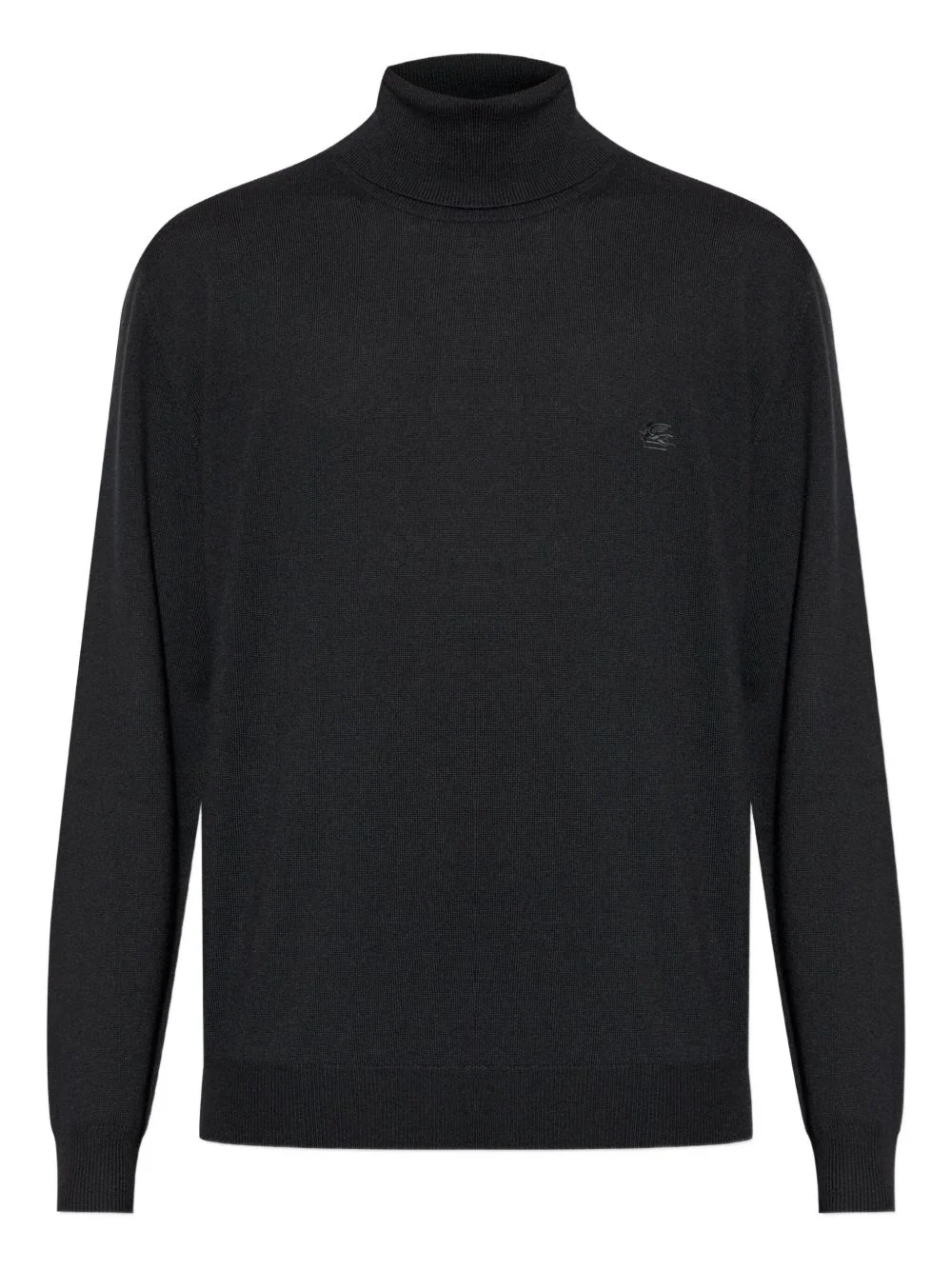 embroidered turtleneck sweater - 1