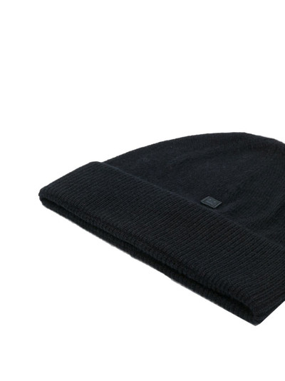 Acne Studios turn-up brim wool beanie outlook