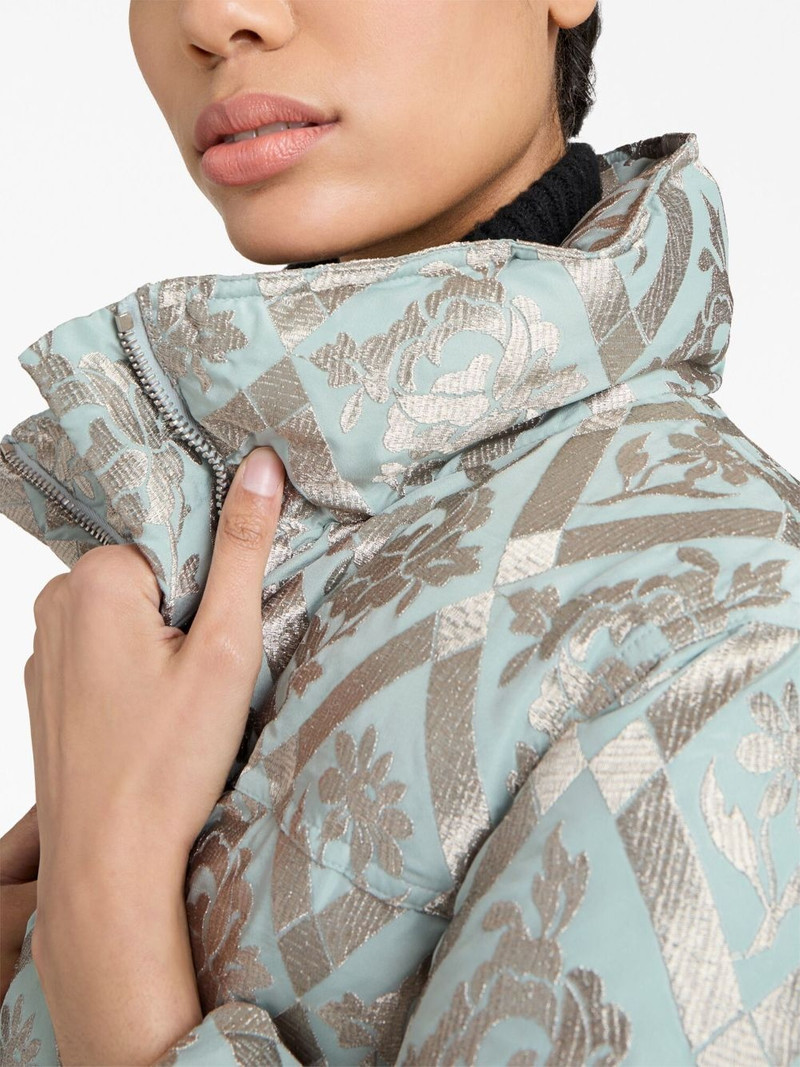 Diamond Floral Hallie puffer coat 7