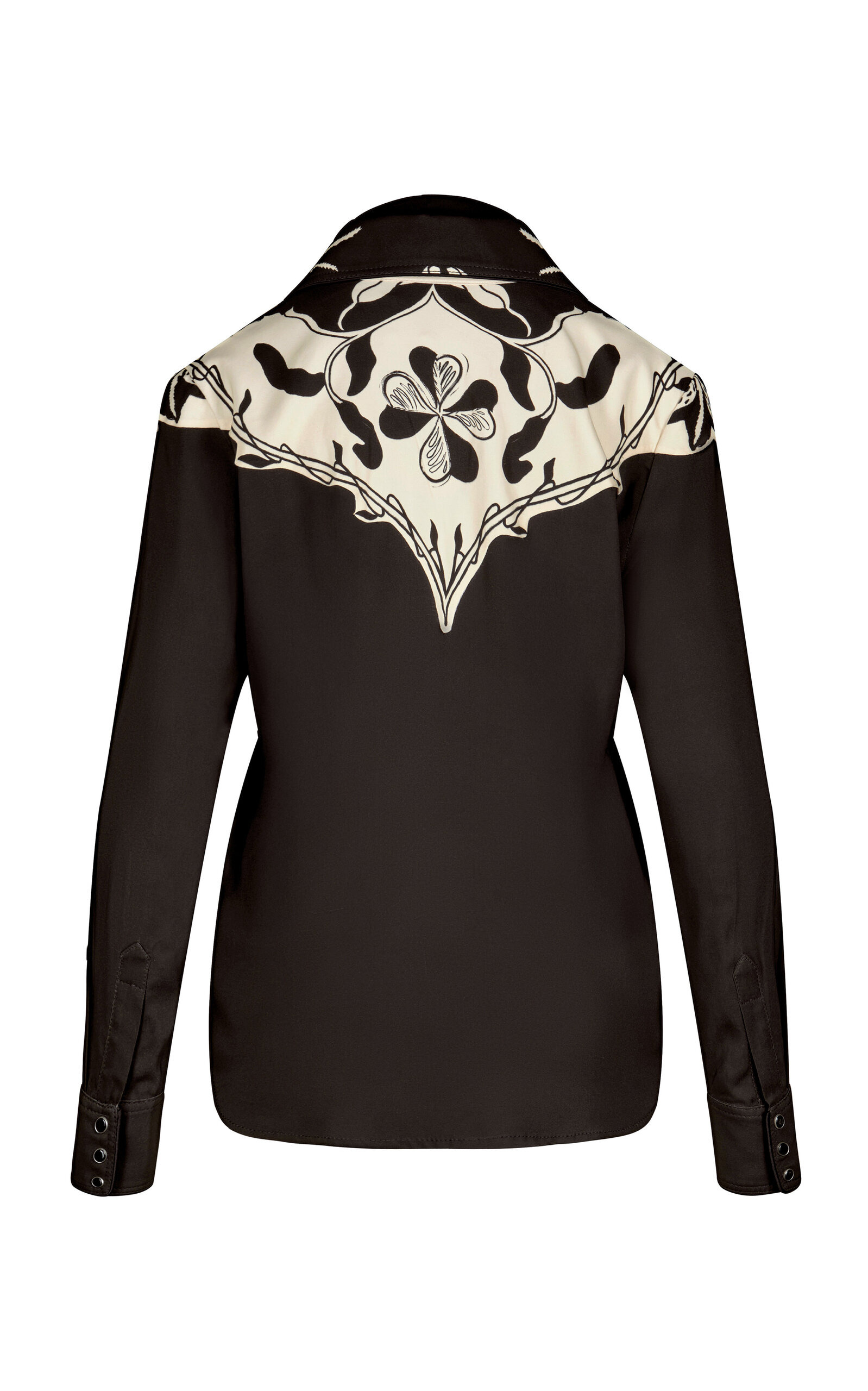 Hacia Puerto Silk Shirt black/white - 6
