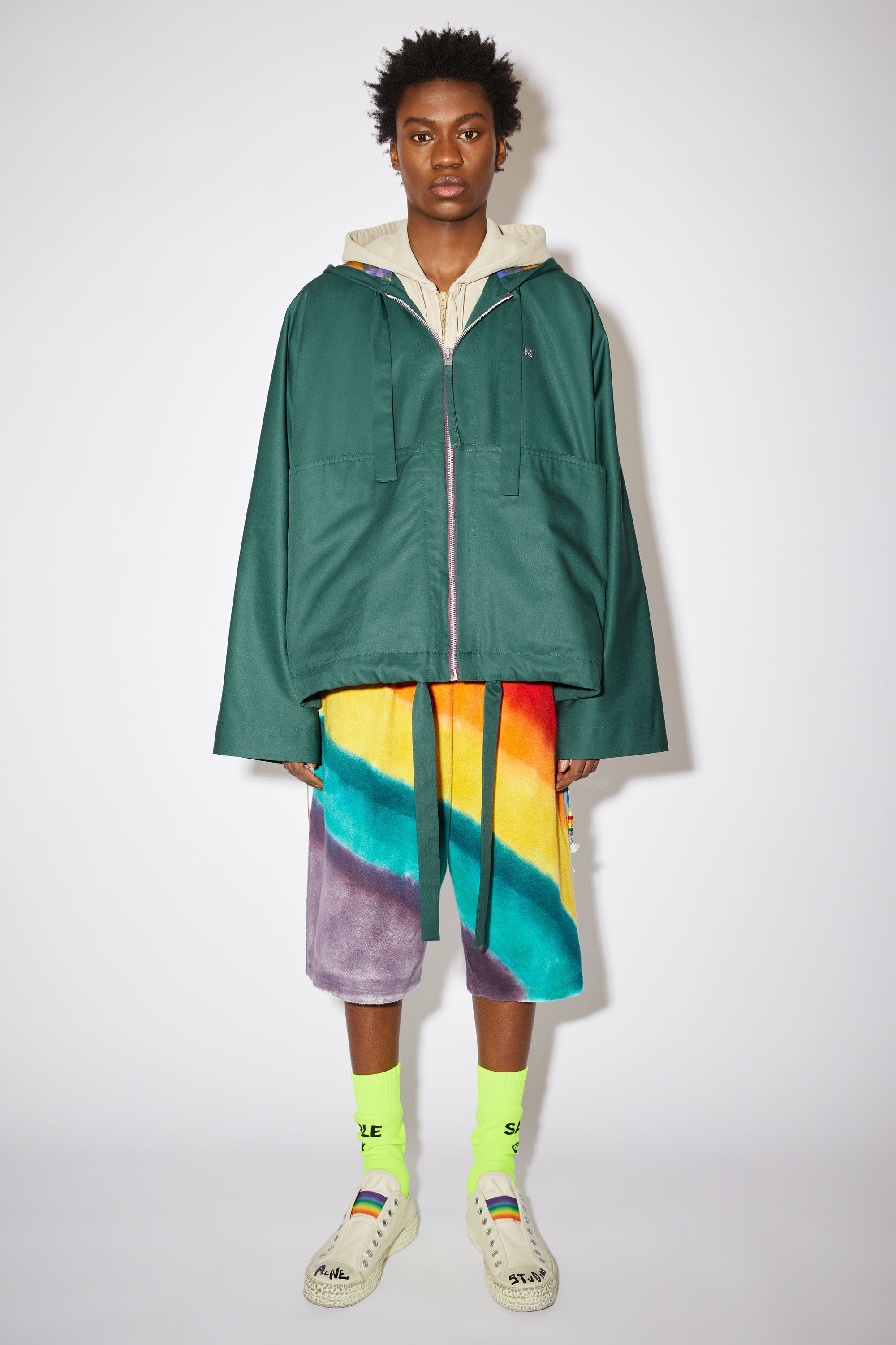 Hooded jacket - Forest green - 2