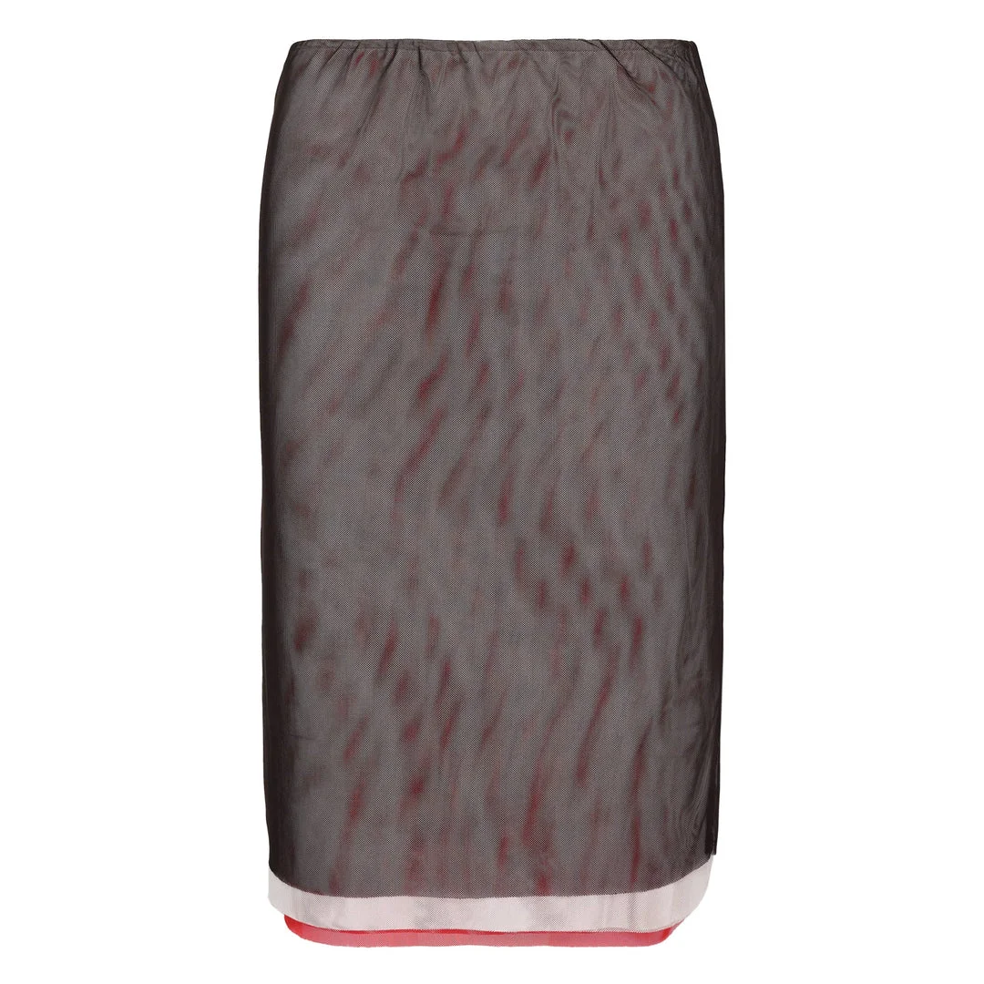 Mesh Gonna Skirt - 1