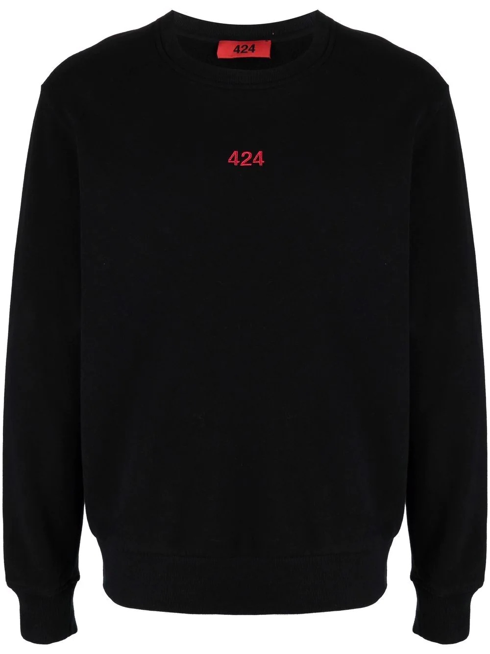 embroidered logo sweatshirt - 1