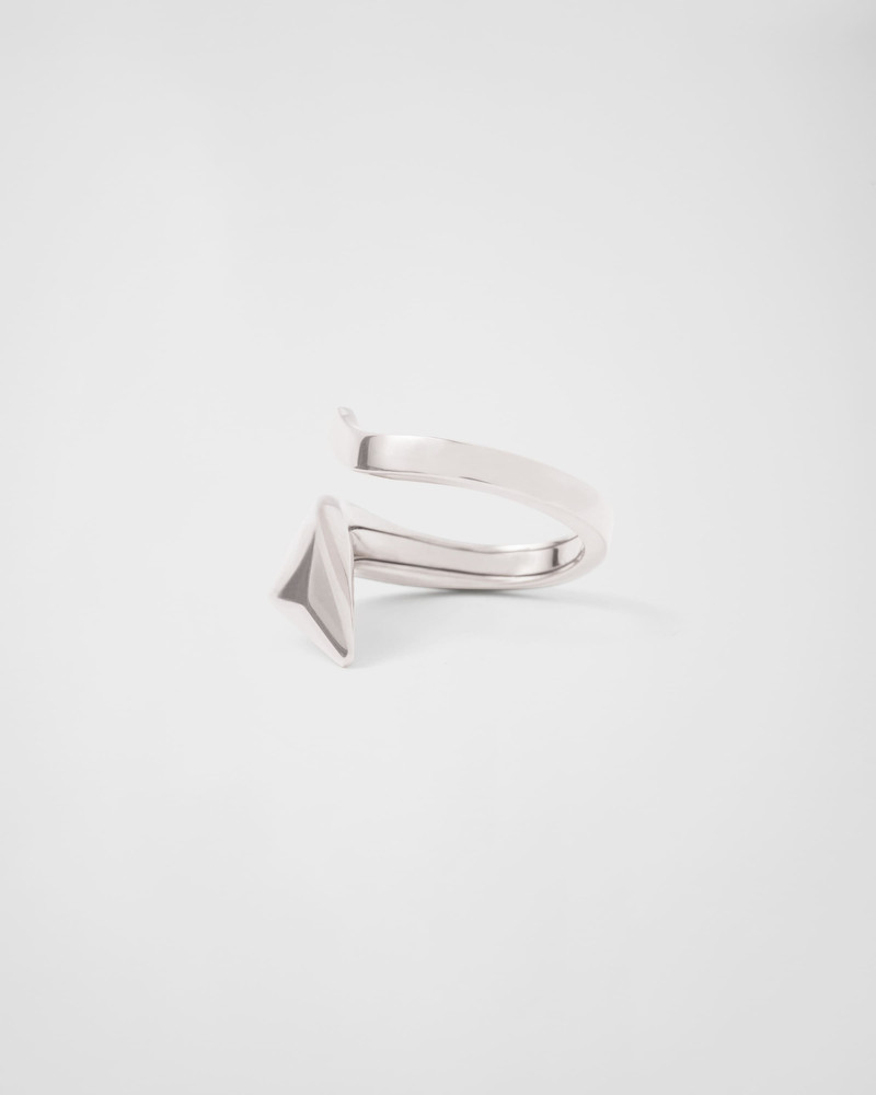Eternal Gold snake mini ring in white gold 5