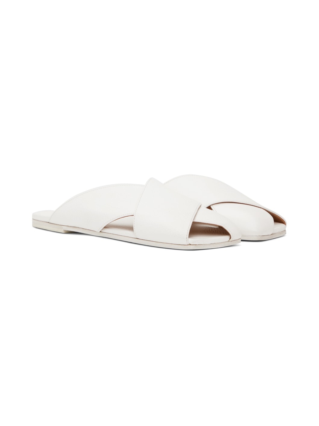 White Spatola Sandals - 4