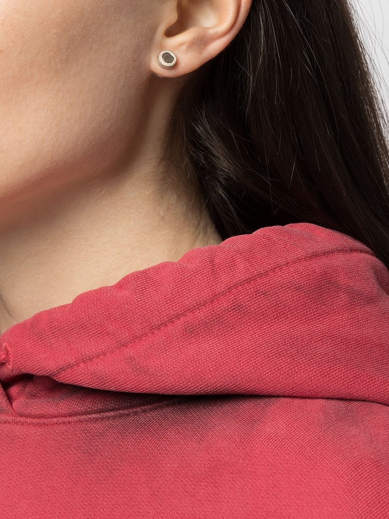 Parts of Four diamond-encrusted single earring outlook