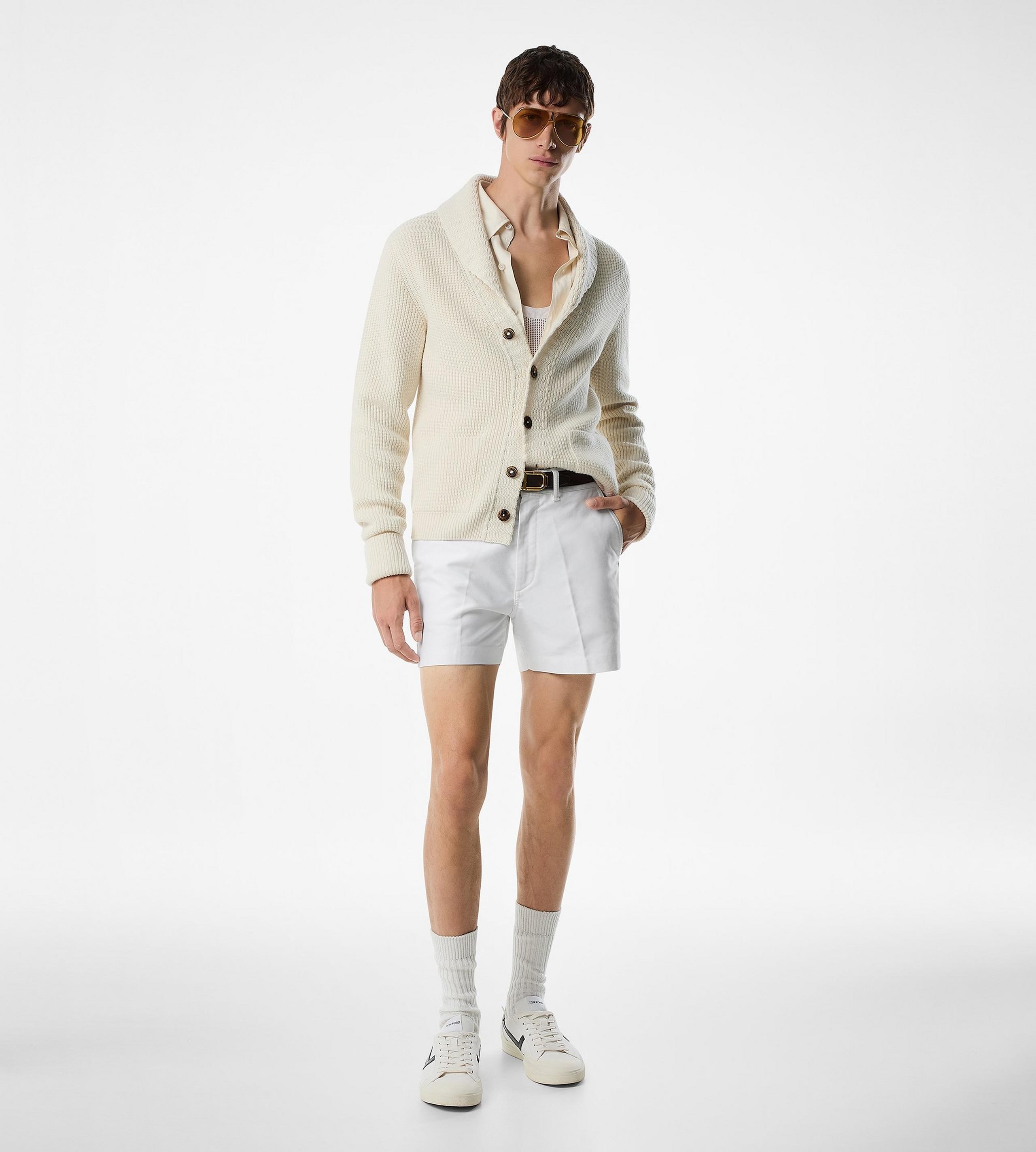 CASHMERE SHAWL COLLAR CARDIGAN - 2