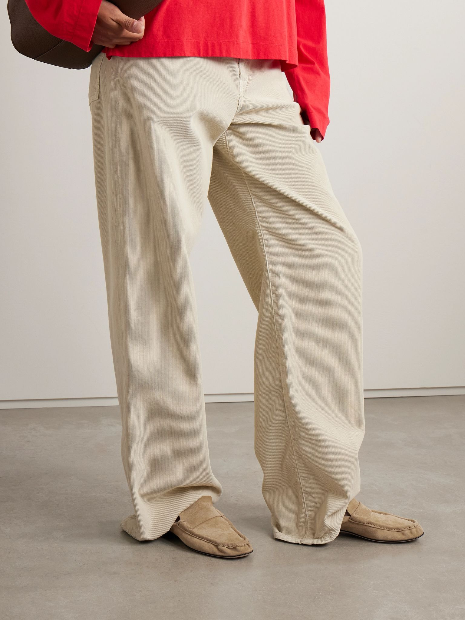 Suede loafers Beige - 2