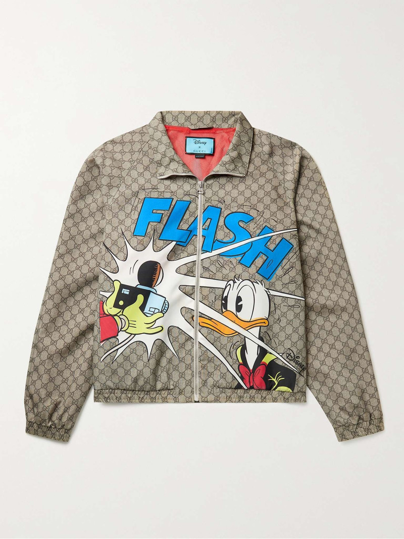 + Disney Printed Monogrammed Nylon Blouson Jacket - 1
