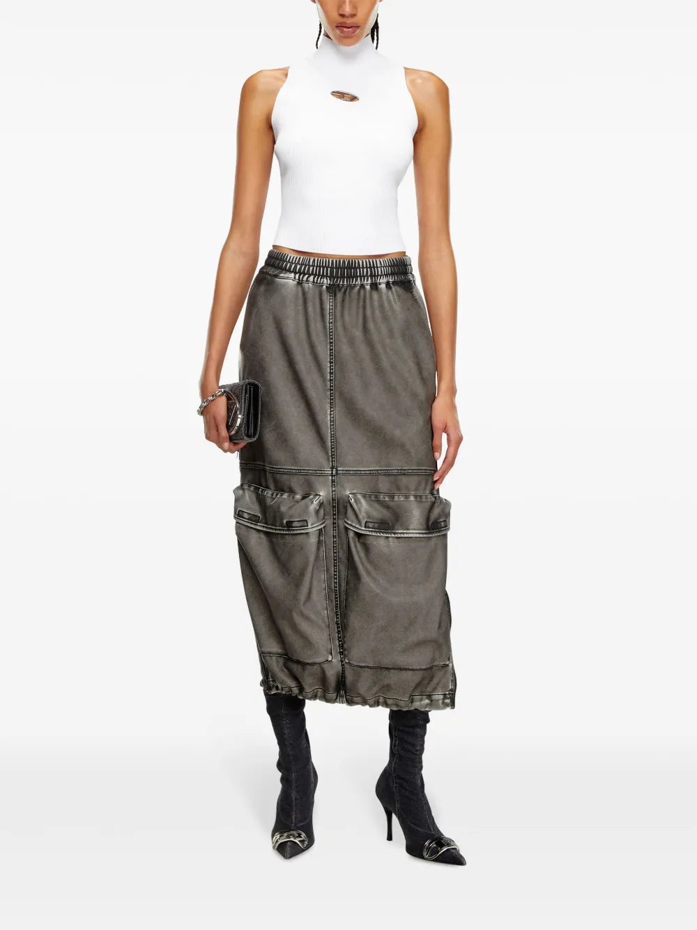 M-Onervax Stand-Up Collar Top - 2