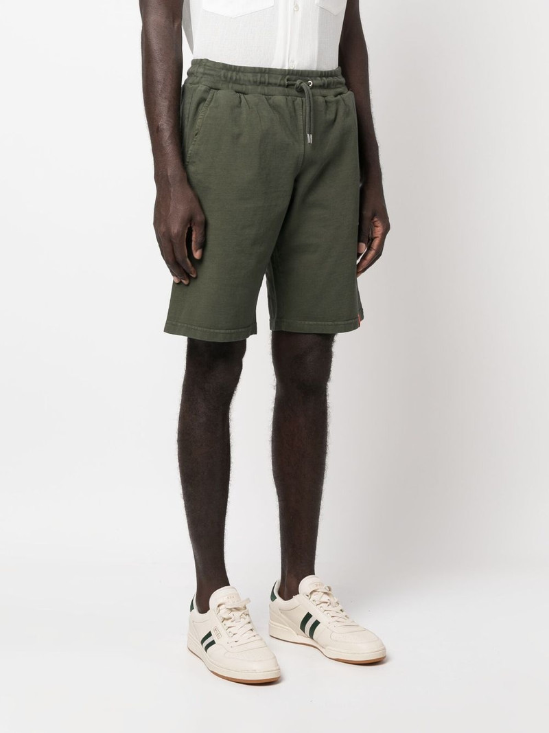 logo-patch drawstring-waistband shorts 3