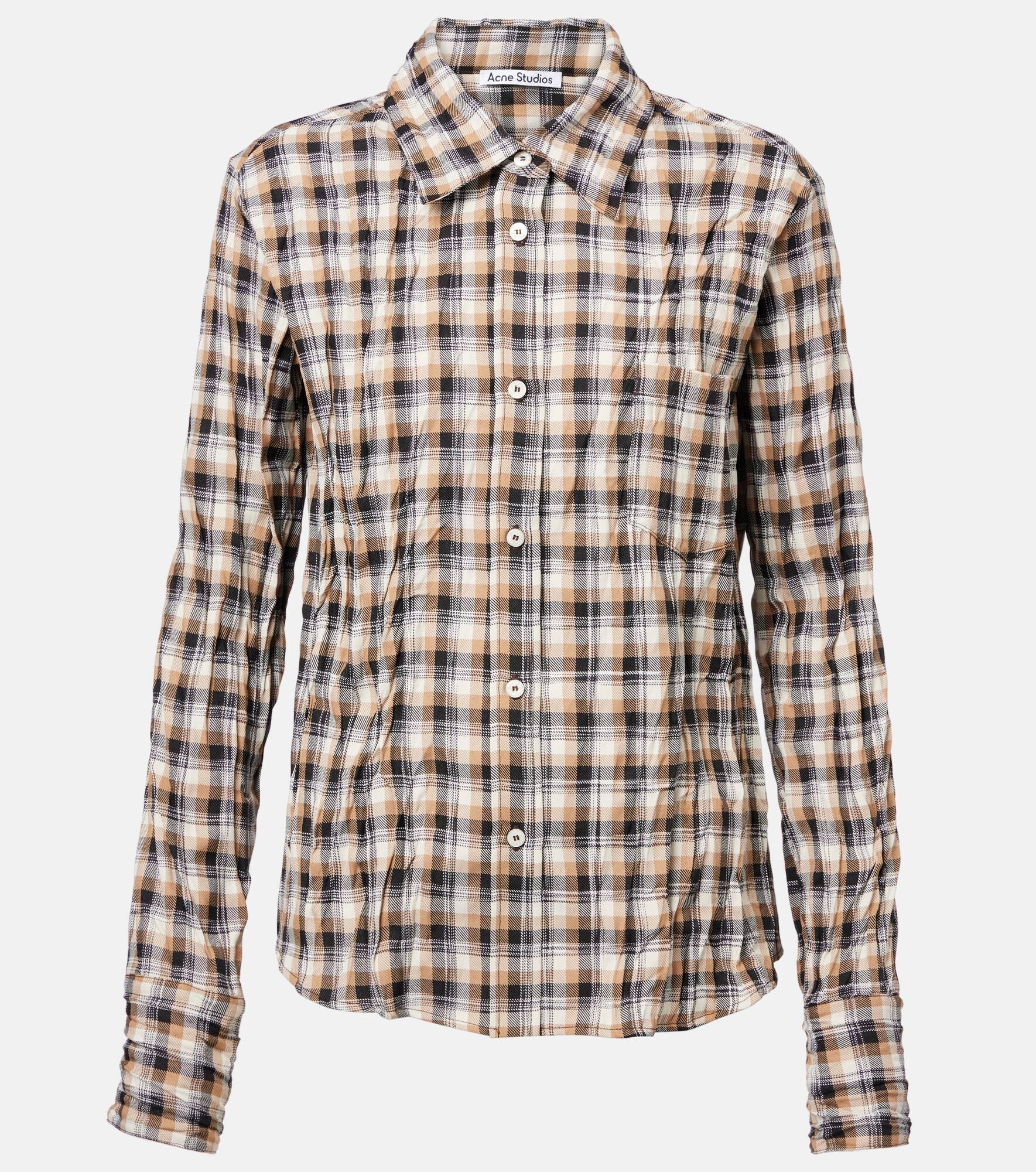 Logo check shirt - 1