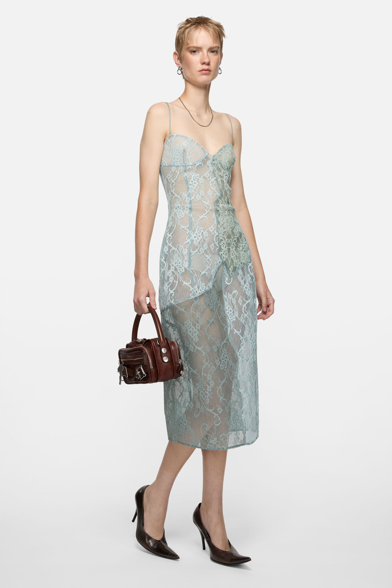 Acne Studios lace slip dress - Blue/blue outlook