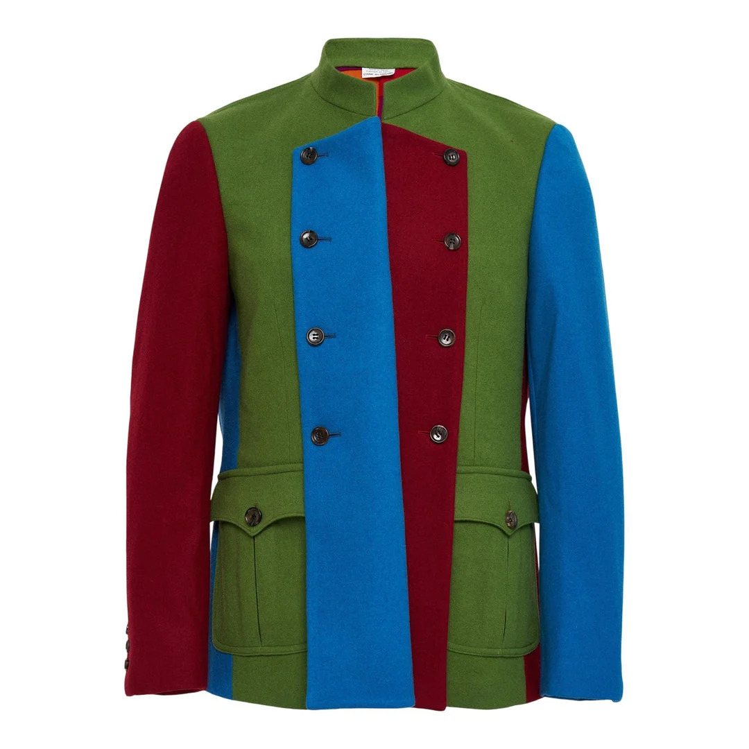 Wool Flannel 3 Colour Jacket - 1