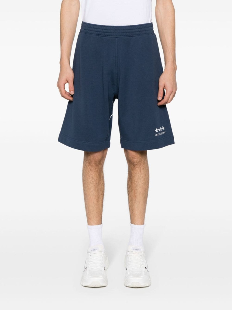 logo-print cotton shorts 3