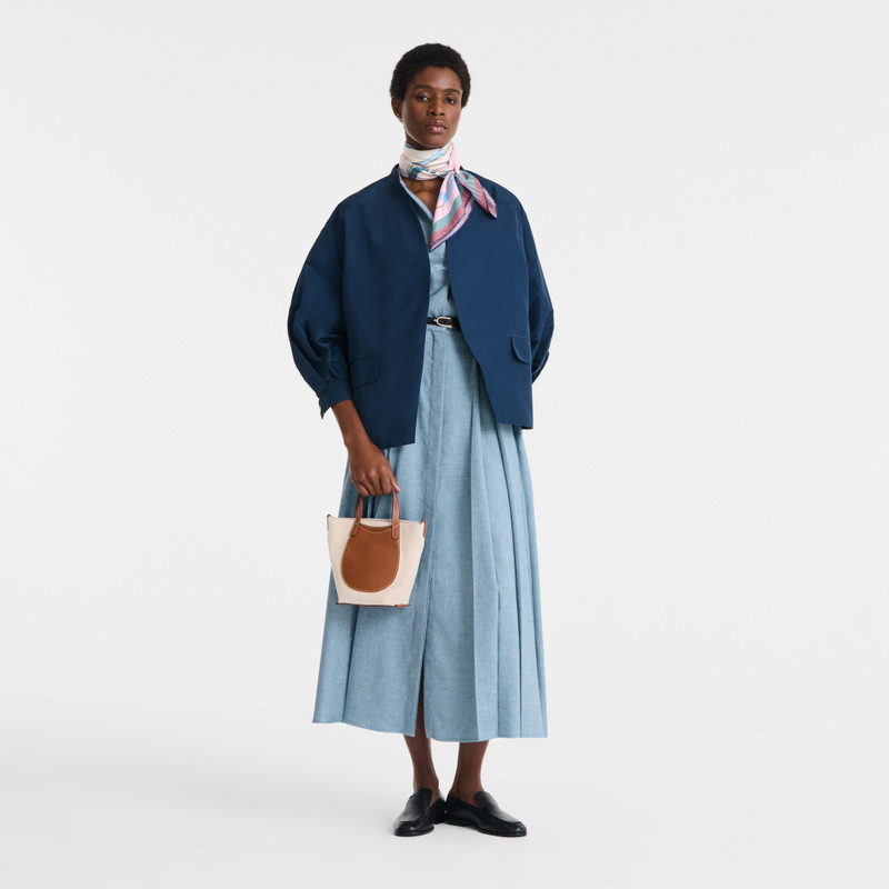 Longchamp Complice Crossbody bag Caramel - Canvas outlook