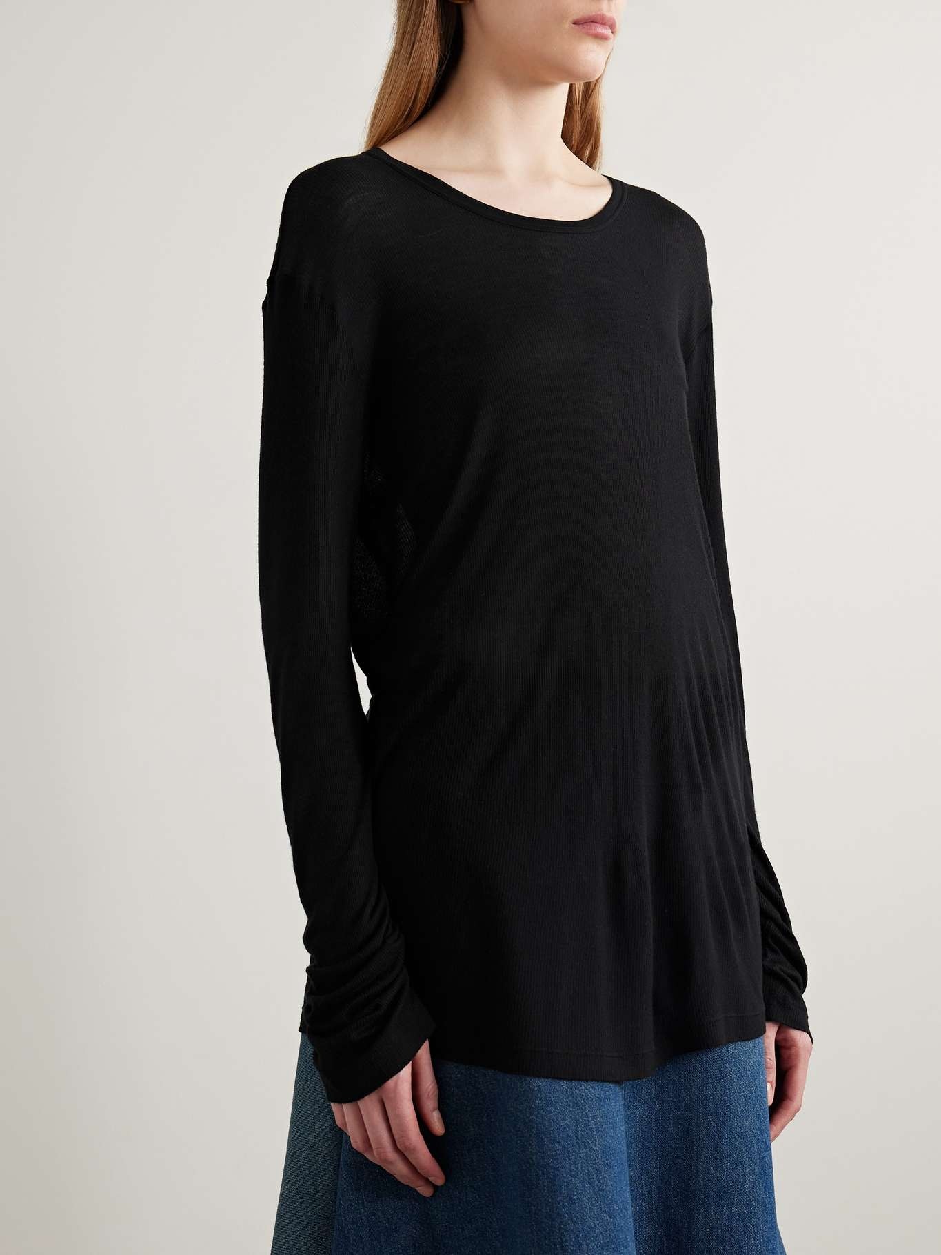 Morton ribbed-knit top - 3