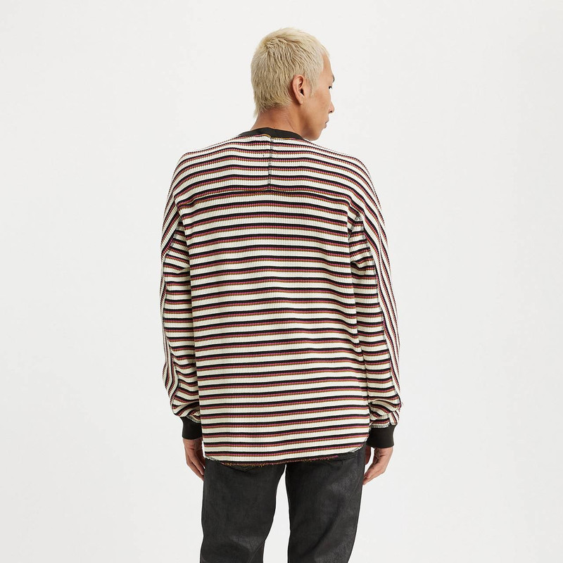 LONG SLEEVE RELAXED FIT THERMAL SHIRT 4