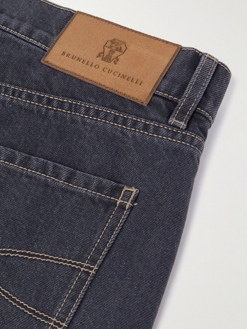 Straight-Leg Jeans Black 5