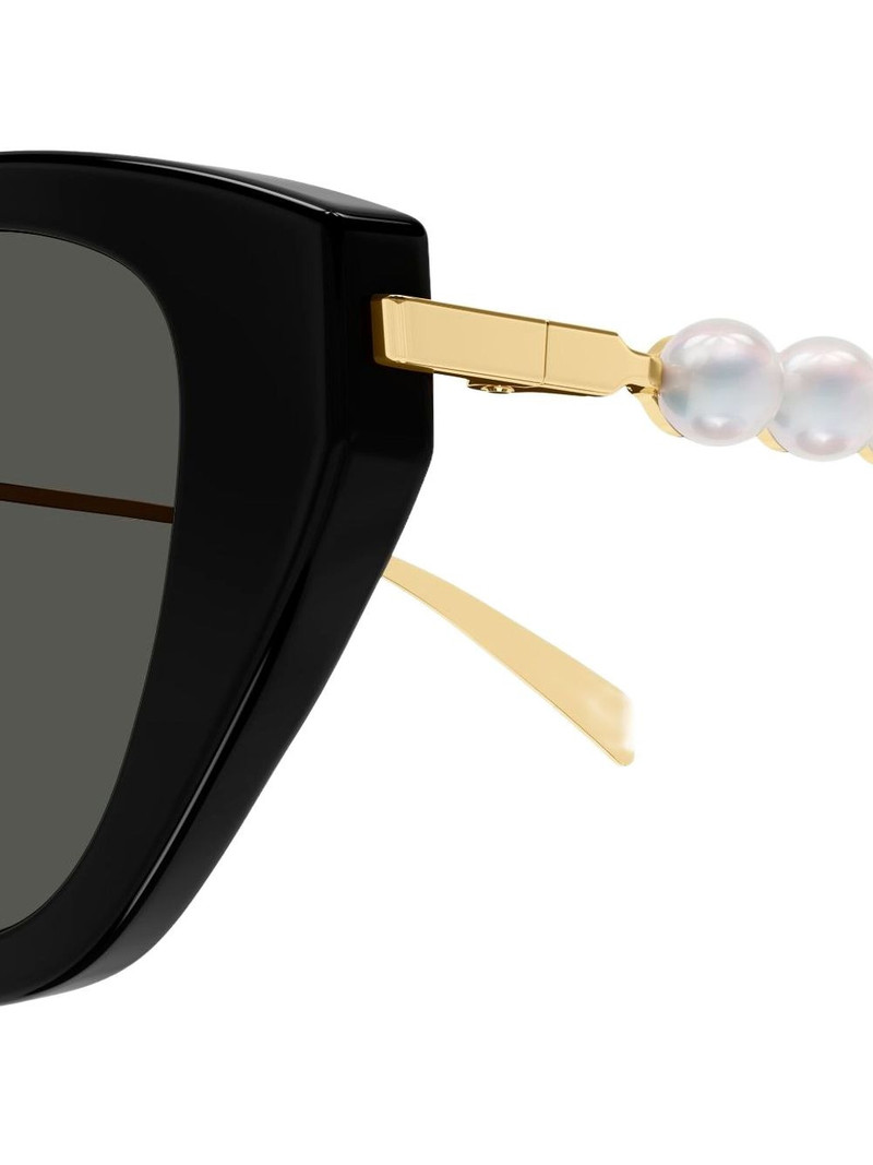 pearl-embellished cat-eye sunglasses 3