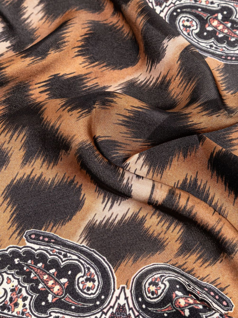 Etro animal-print scarf outlook