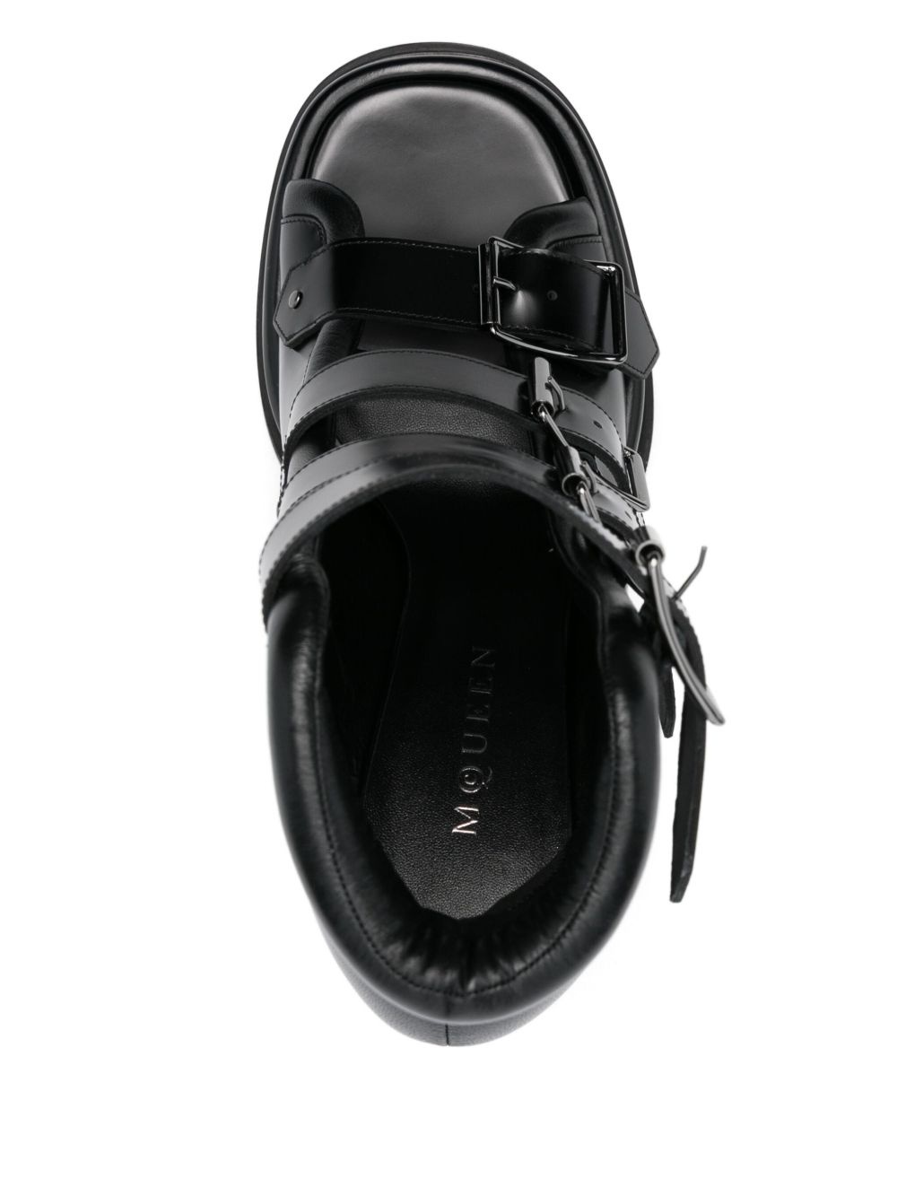130mm leather ankle boots - 3