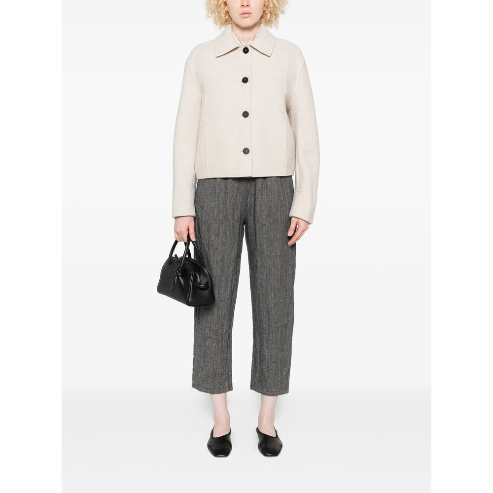 Harris Wharf London Neutrals Jackets - Cropped Jackets Women - 3