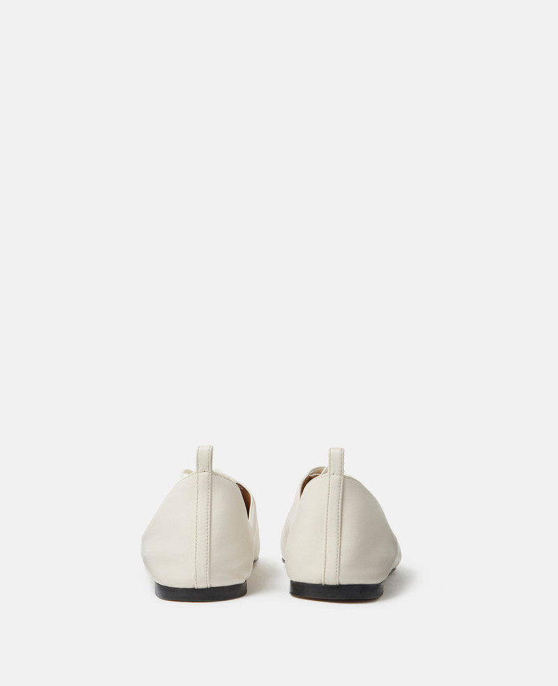Stella McCartney Terra Laced Alter Mat Ballerina Flats outlook